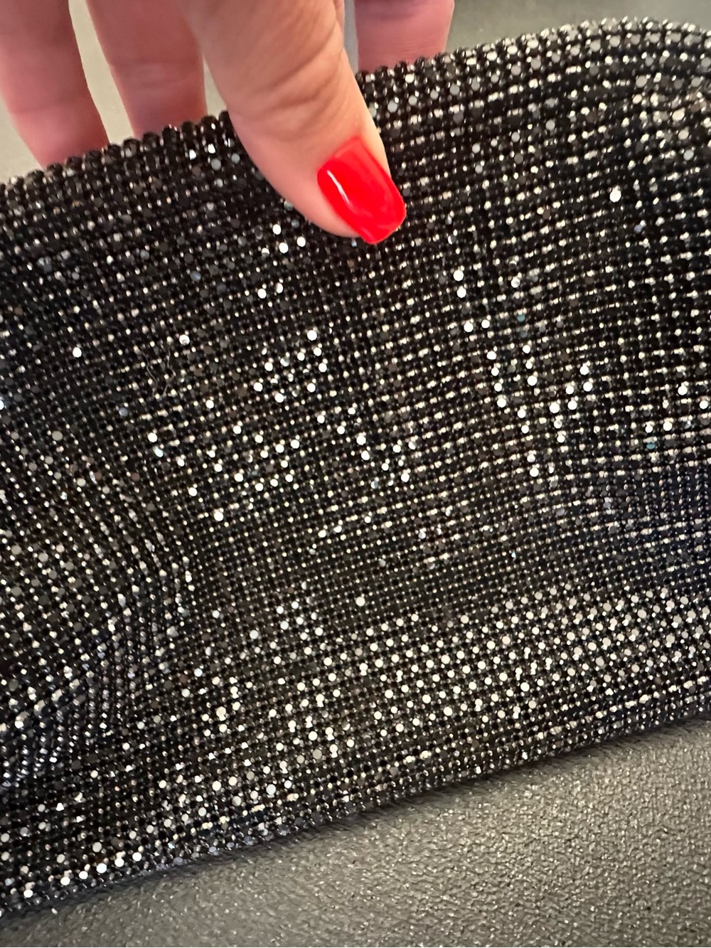 LOFT sparkle dumpling bag